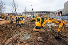 В Москве началось благоустройство территории олимпийского комплекса «Лужники»