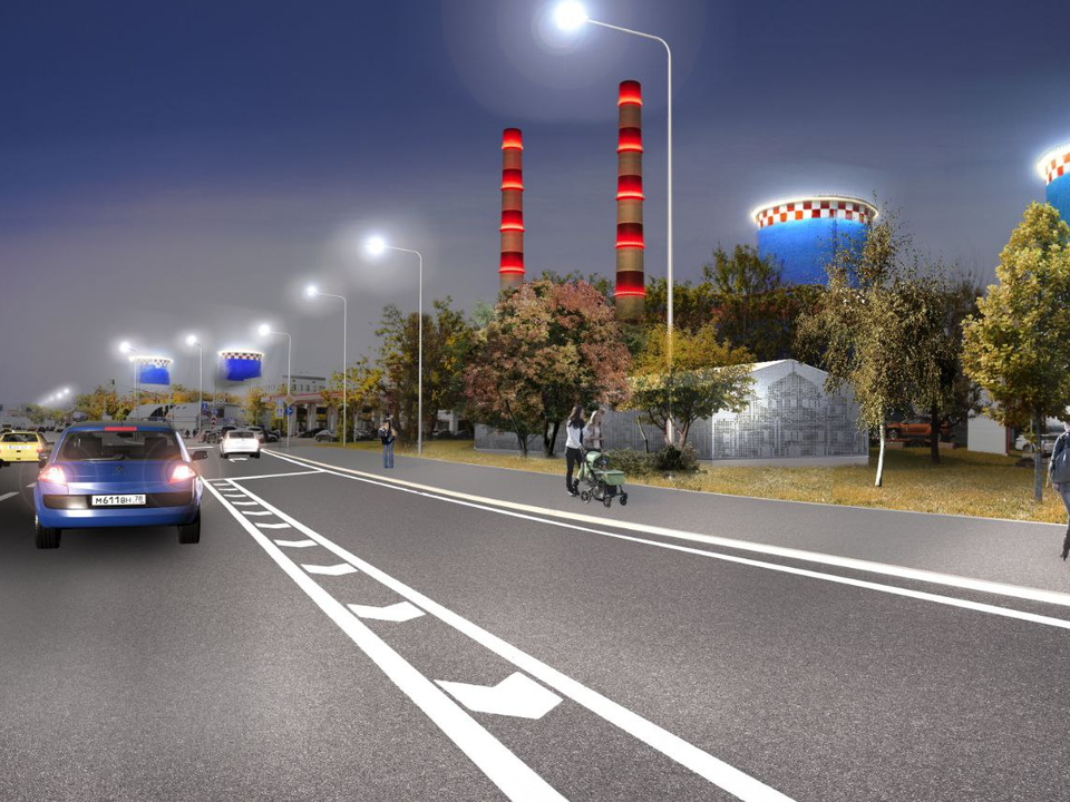 Новые фонари и благоустройство на Волгоградском проспекте и Марксистской улице Новые фонари и благоустройство на Волгоградском проспекте и Марксистской улице