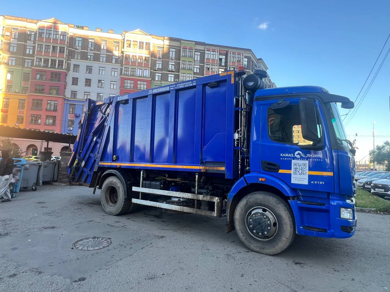 В Подмосковье испытали отечественный мусоровоз на базе КАМАЗа К5 В Подмосковье испытали отечественный мусоровоз на базе КАМАЗа К5