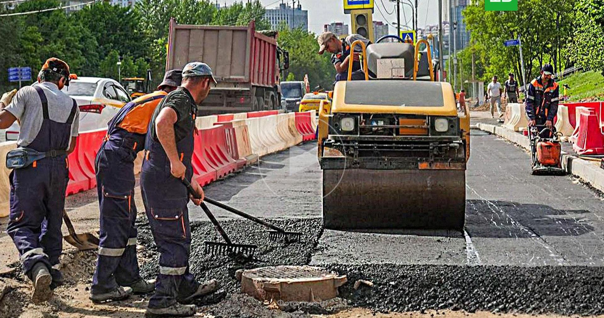 В Олимпийской деревне на западе Москвы начали комплексный ремонт дорог