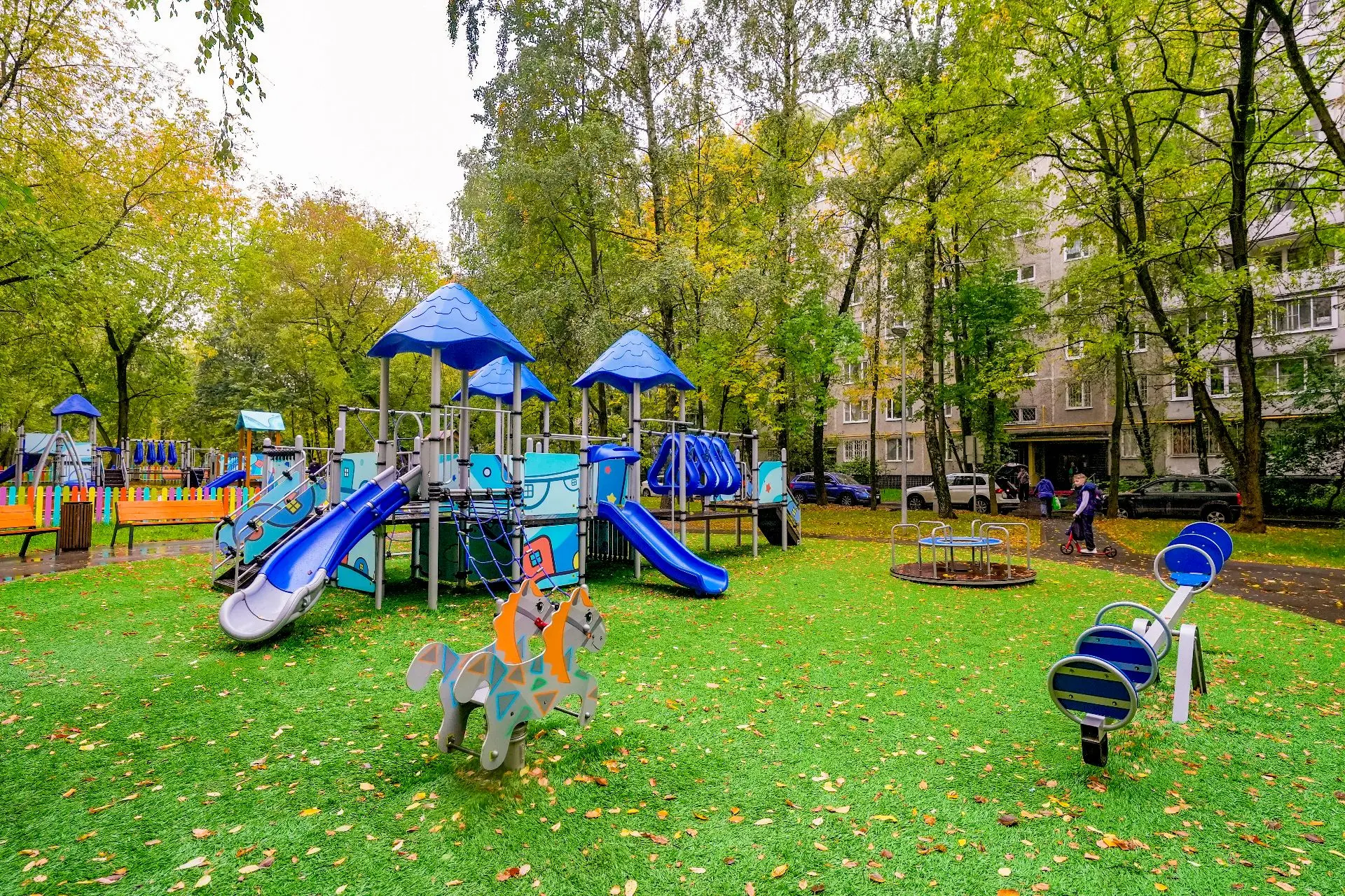 В Чертанове Центральном столицы открылась обновленная детская площадка В Чертанове Центральном столицы открылась обновленная детская площадка