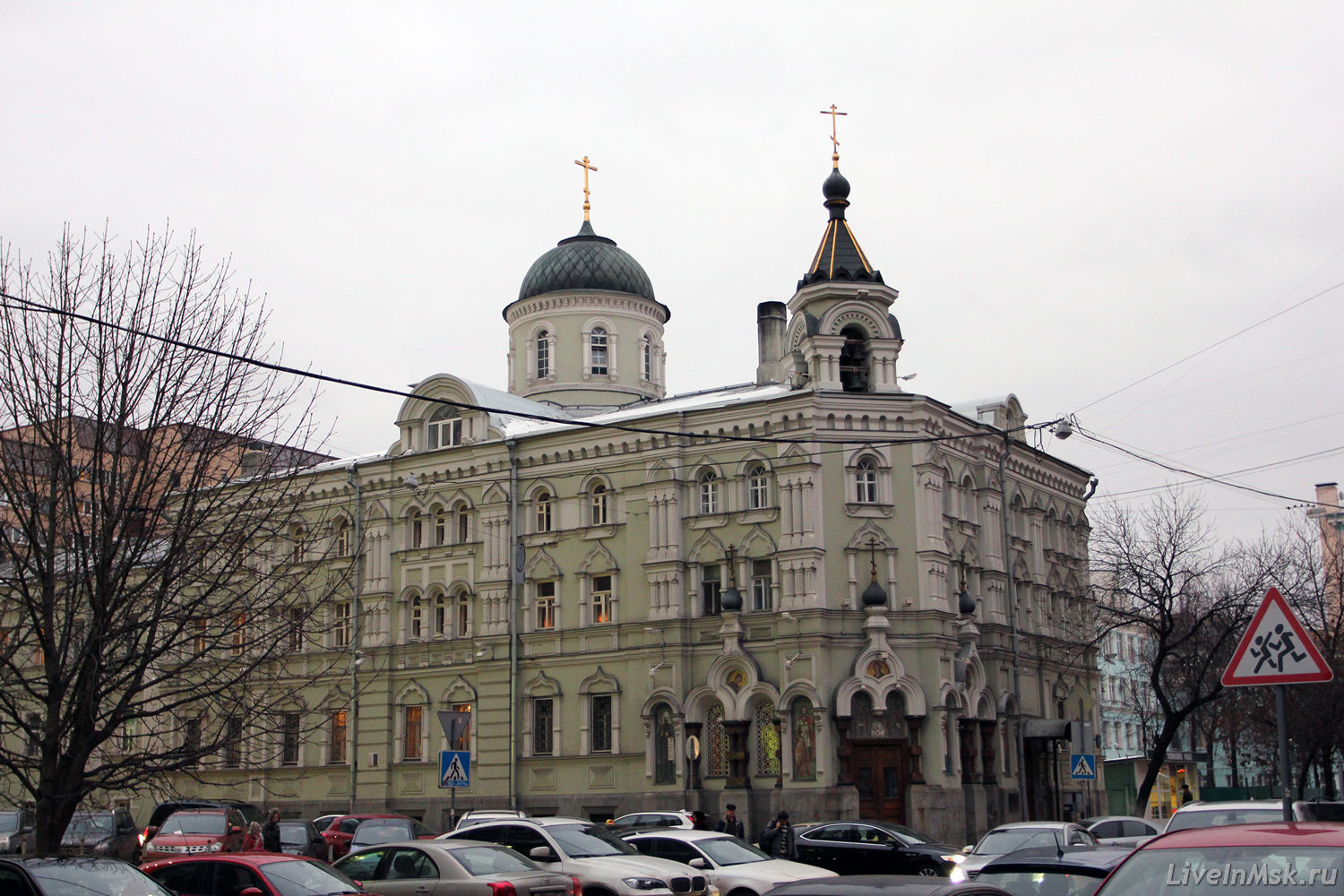 На подворье Валаамского монастыря в Москве выполнены работы по устройству архитектурно-художественной подсветки