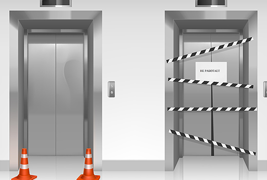 Ростехнадзор обращает внимание на соблюдение температурного режима в лифтах и ответственность за их работоспособность