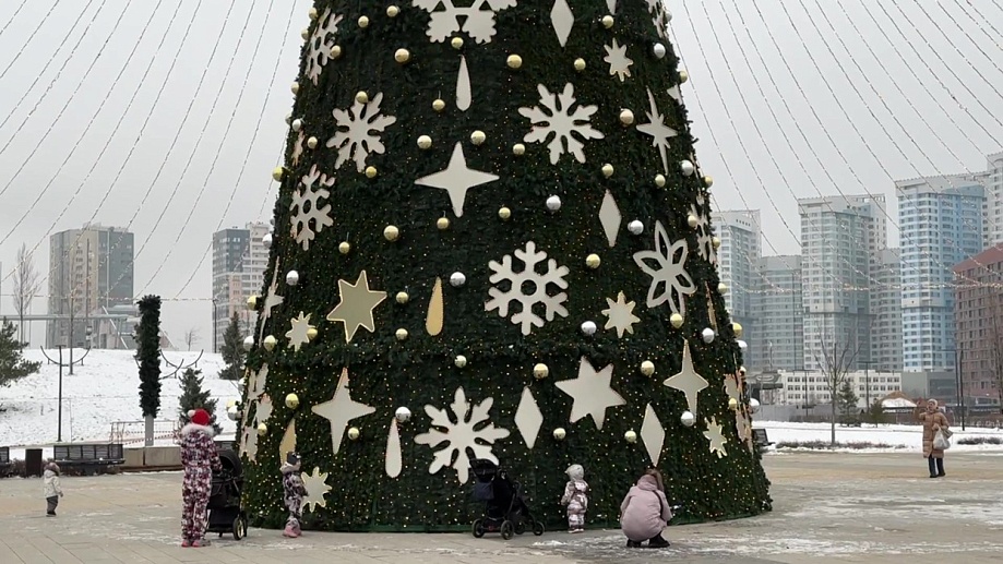 Новогодняя ель на Ходынском поле