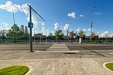 Новодевичья набережная в центре Москвы обновилась после комплексного ремонта