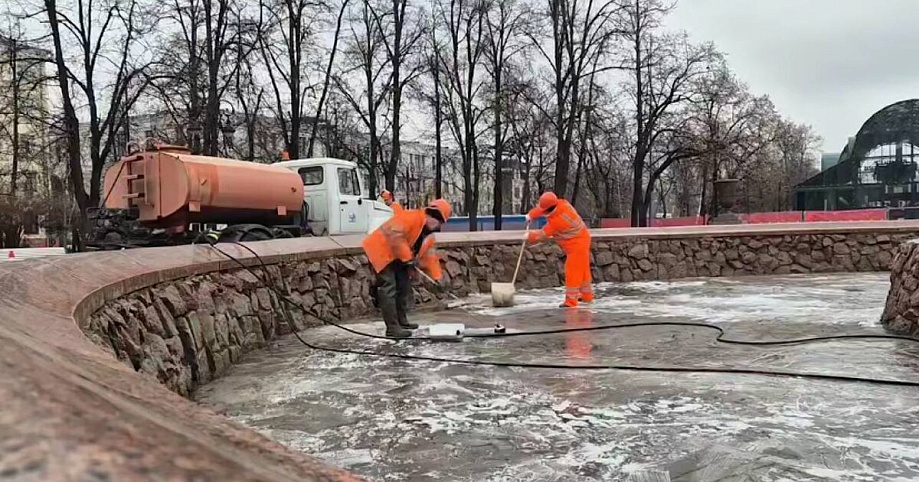 В Москве завершается подготовка фонтанов к открытию сезона