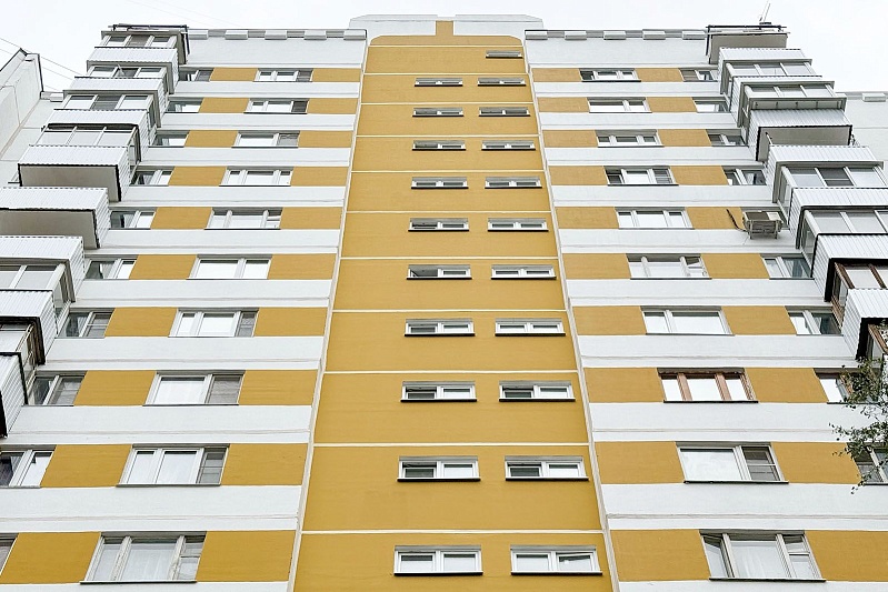 В Москве за год капитально отремонтировали более 800 фасадов жилых домов