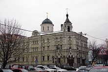 На подворье Валаамского монастыря в Москве выполнены работы по устройству архитектурно-художественной подсветки