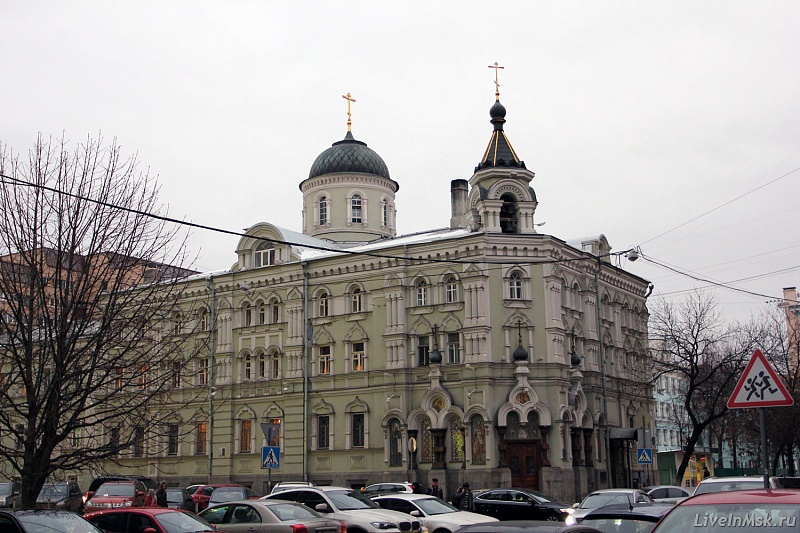 На подворье Валаамского монастыря в Москве выполнены работы по устройству архитектурно-художественной подсветки