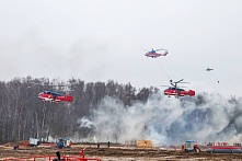 Масштабные учения по ликвидации торфяных и лесных пожаров проведены в Подмосковье