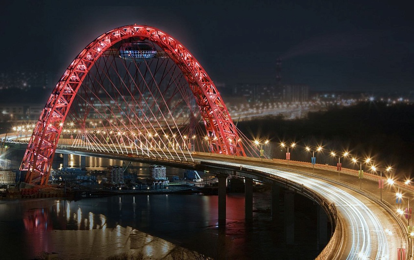 На Живописном мосту в Москве появится архитектурно-художественная подсветка