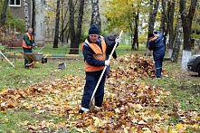 Какие работы входят в уборку дворов осенью и зимой?