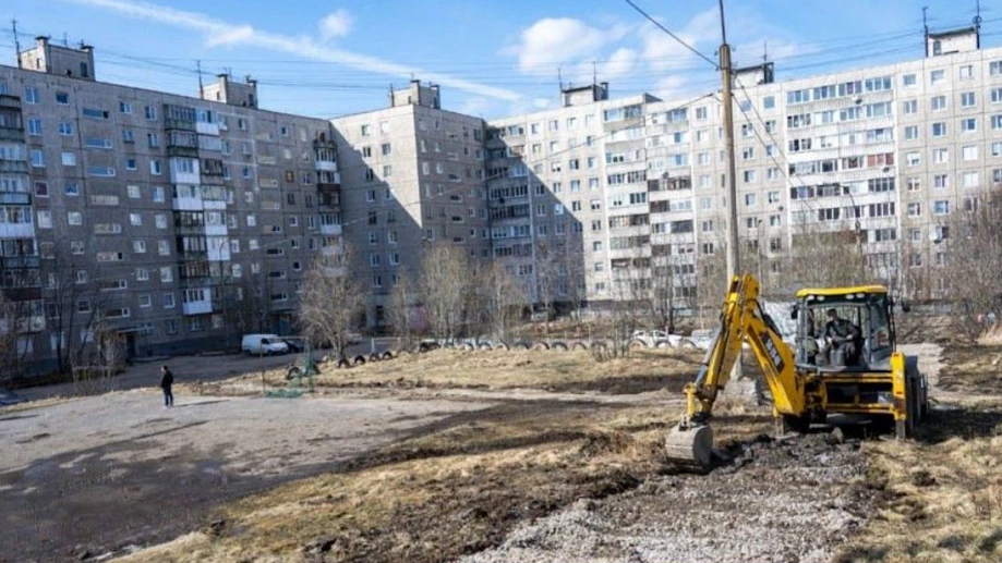 В Мурманской области благоустроили почти тысячу дворов