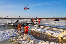 В Москве прошли учения по предотвращению паводков и природных пожаров