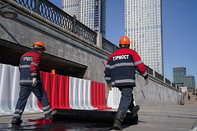 В Москве усилен контроль за тоннелями, причалами и набережными в период весеннего половодья