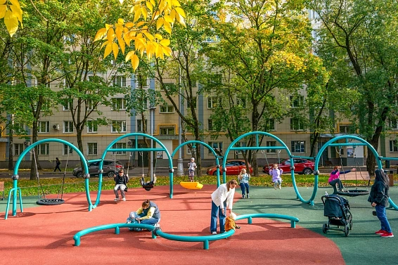 В районе Вешняки Москвы благоустроили два крупных квартала