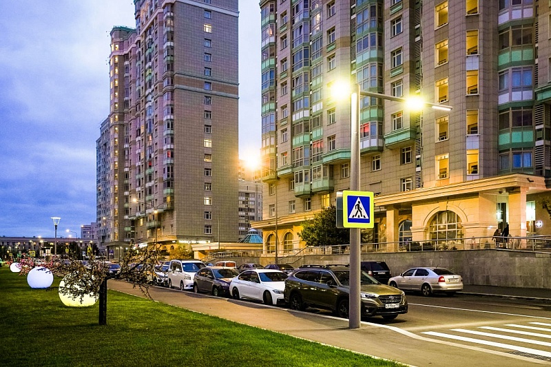 В Москве завершён первый этап благоустройства возле кластера «Ломоносов»